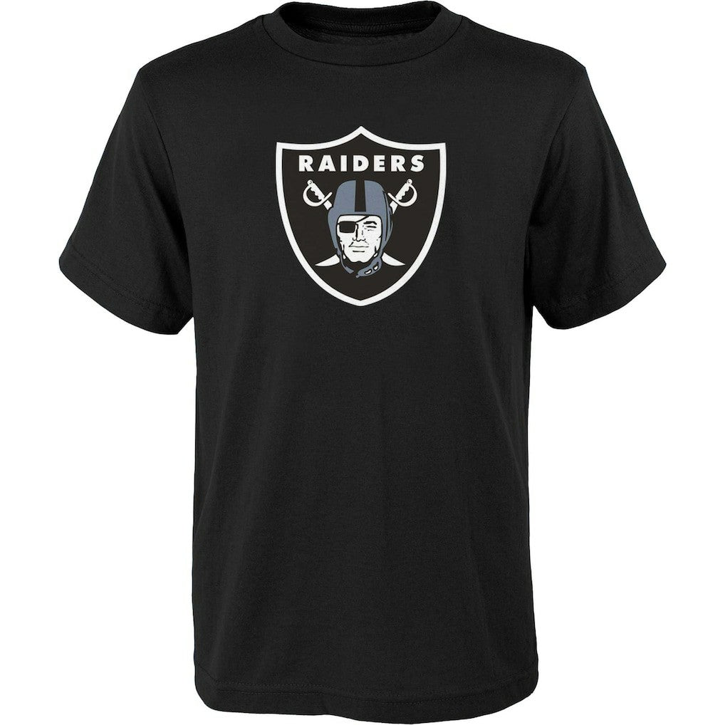Las Vegas Raiders Outerstuff Youth Primary Logo T-Shirt Black | NFL