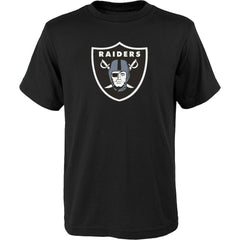 Las Vegas Raiders Outerstuff Youth Primary Logo T-Shirt Black | NFL