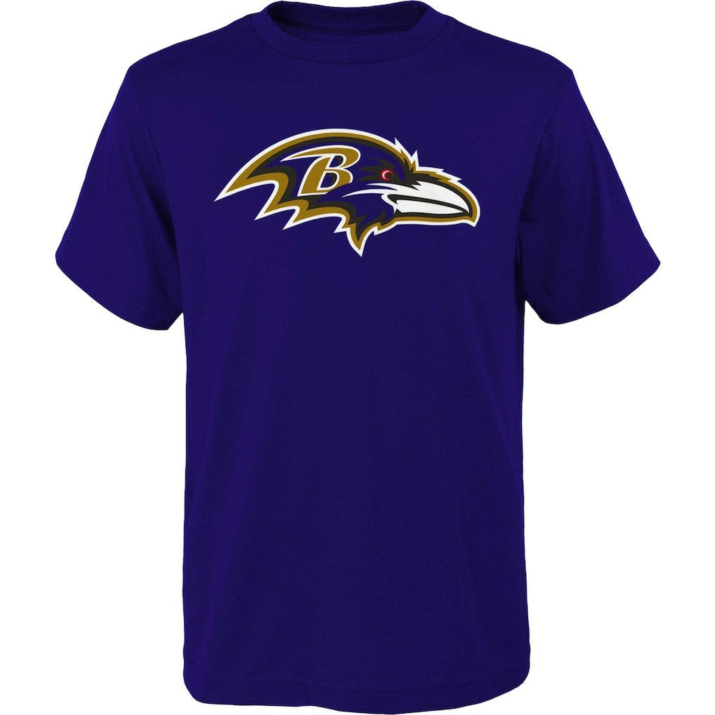 Baltimore Ravens Outerstuff Youth Primary Logo T-Shirt Purple | NFL