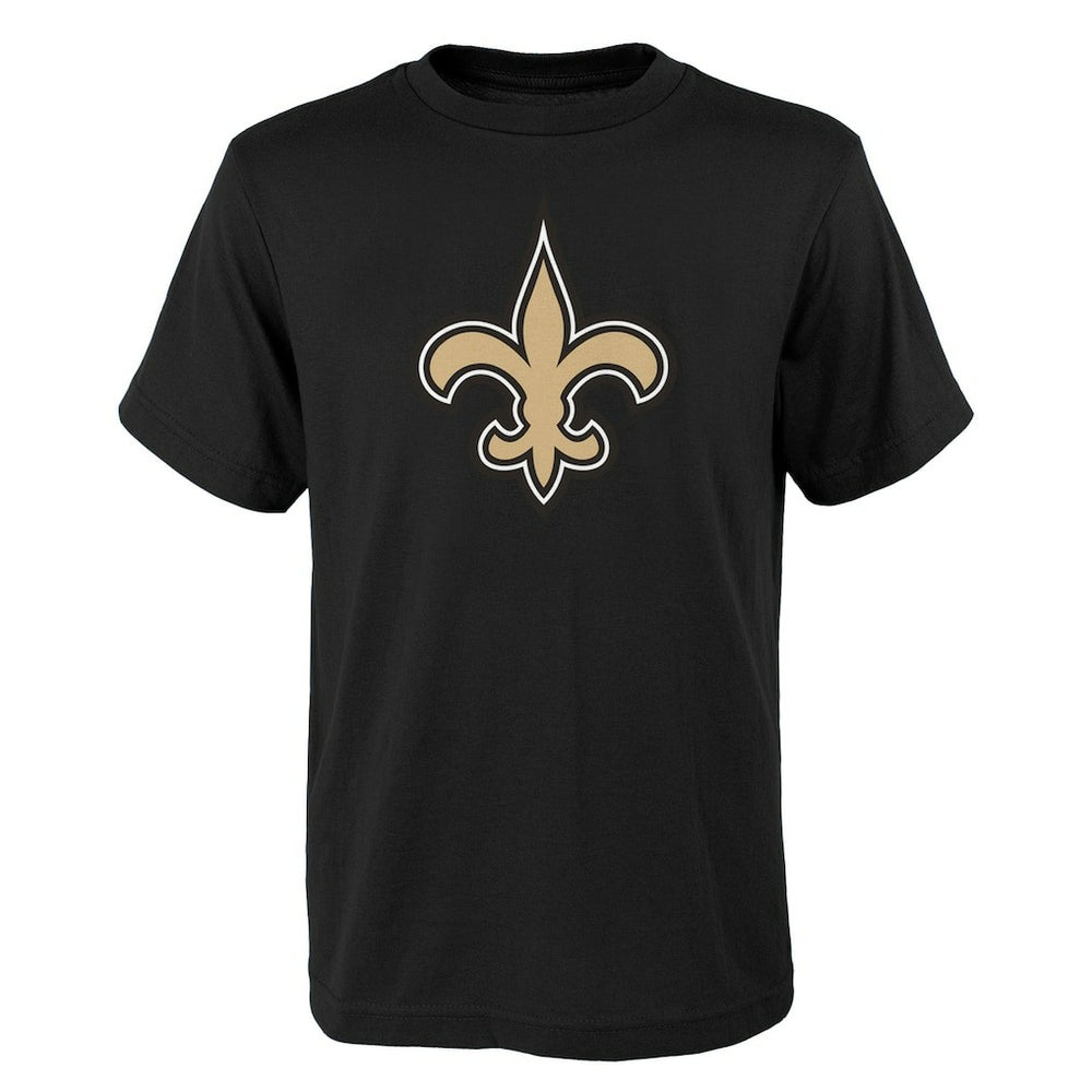 New Orleans Saints Outerstuff Youth Primary Logo T-Shirt Black | NFL