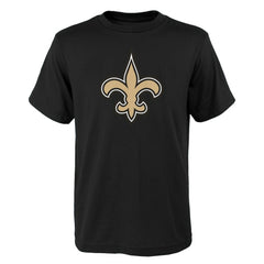 New Orleans Saints Outerstuff Youth Primary Logo T-Shirt Black | NFL