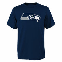 Seattle Seahawks Outerstuff Youth Primary Logo T-Shirt Navy | NFL