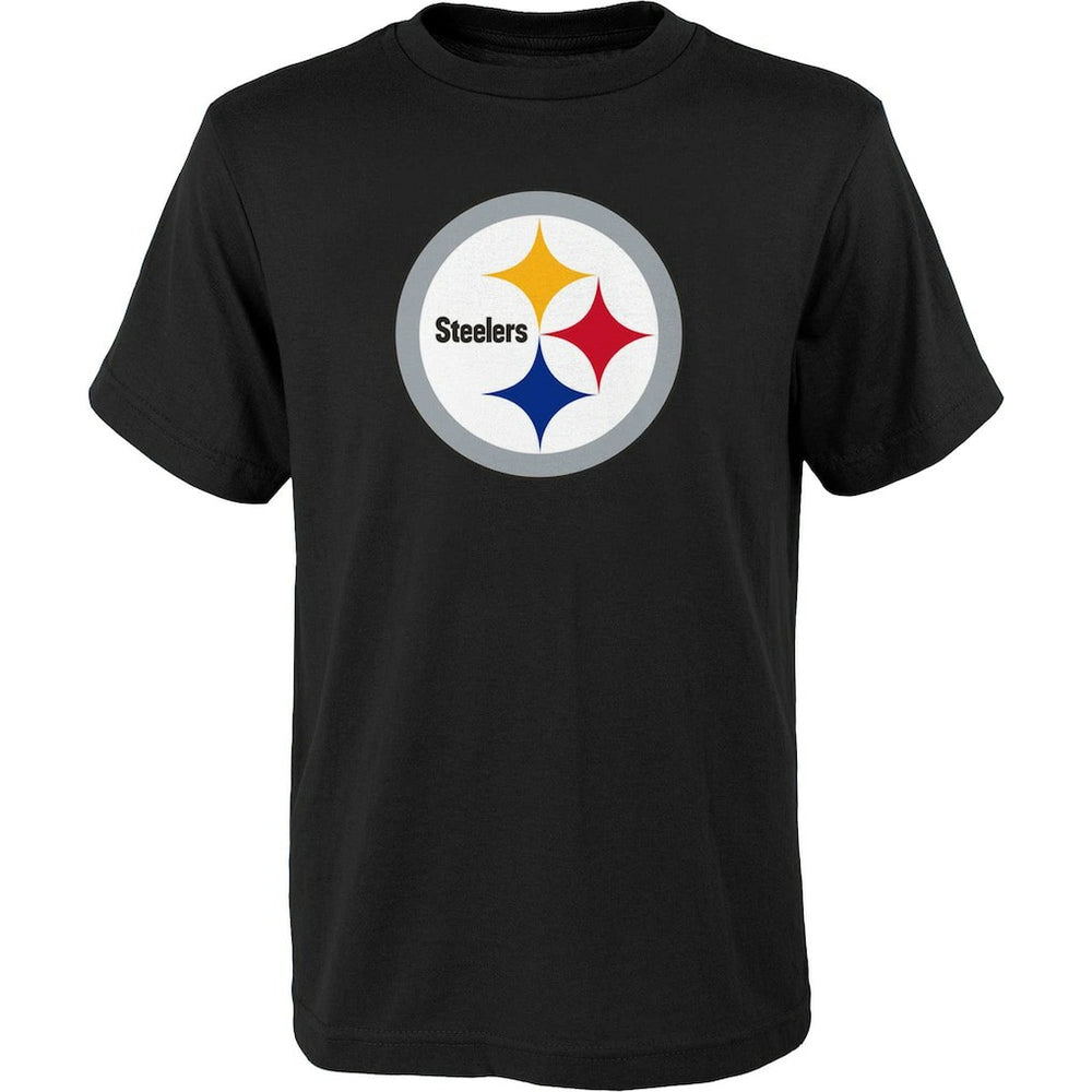 Pittsburgh Steelers Outerstuff Youth Primary Logo T-Shirt Black | NFL