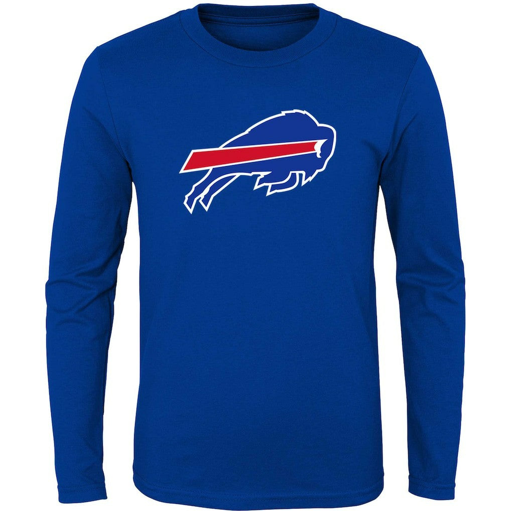 Buffalo Bills Youth Primary Logo Long Sleeve T-Shirt Royal | NFL