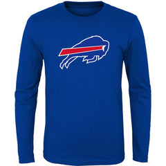 Buffalo Bills Youth Primary Logo Long Sleeve T-Shirt Royal | NFL