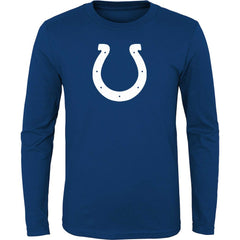 Indianapolis Colts Youth Primary Logo Long Sleeve T-Shirt Royal | NFL