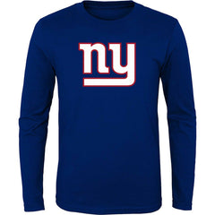 New York Giants Youth Primary Logo Long Sleeve T-Shirt Royal | NFL