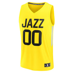 Jordan Clarkson Utah Jazz Fast Break Replica Jersey Icon Edition Yellow - NBA