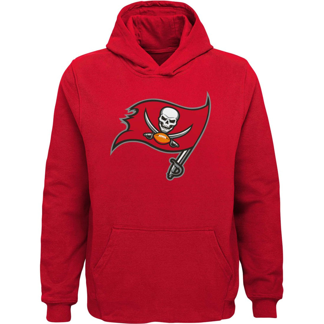 Tampa Bay Buccaneers Youth Team Logo Pullover Hoodie Red | NFL