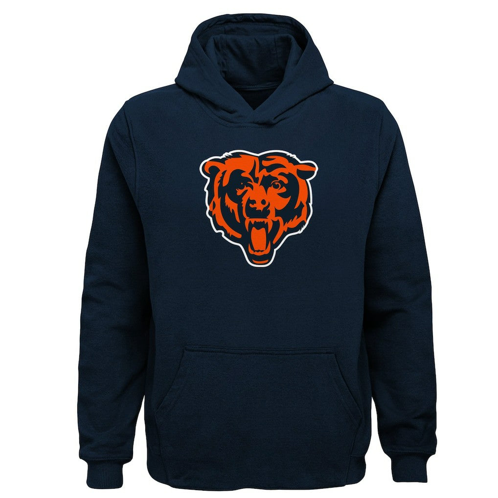 Chicago Bears Youth Team Logo Pullover Hoodie Navy | NFL