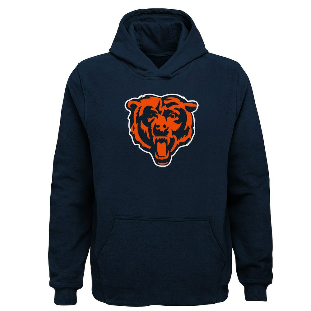 Chicago Bears Youth Team Logo Pullover Hoodie Navy | NFL