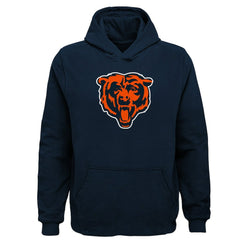 Chicago Bears Youth Team Logo Pullover Hoodie Navy | NFL