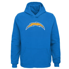 Los Angeles Chargers Youth Team Logo Pullover Hoodie Powder Blue | NFL