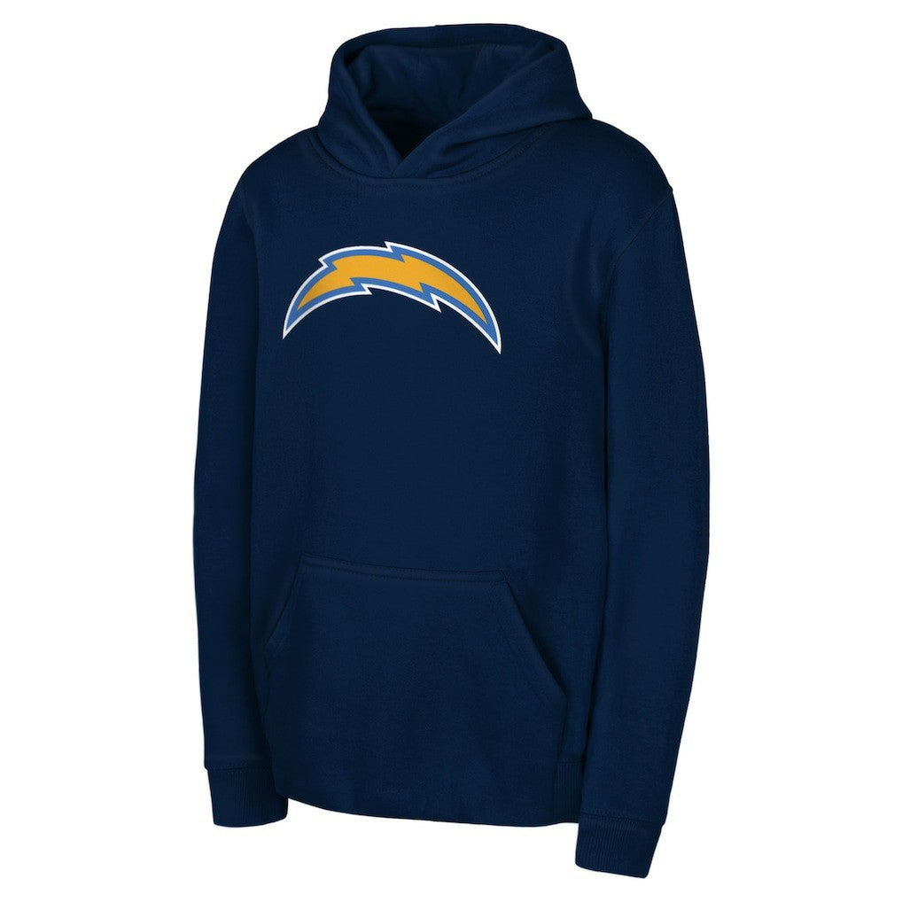 Los Angeles Chargers Youth Team Logo Pullover Hoodie Navy | NFL