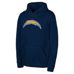 Los Angeles Chargers Youth Team Logo Pullover Hoodie Navy | NFL
