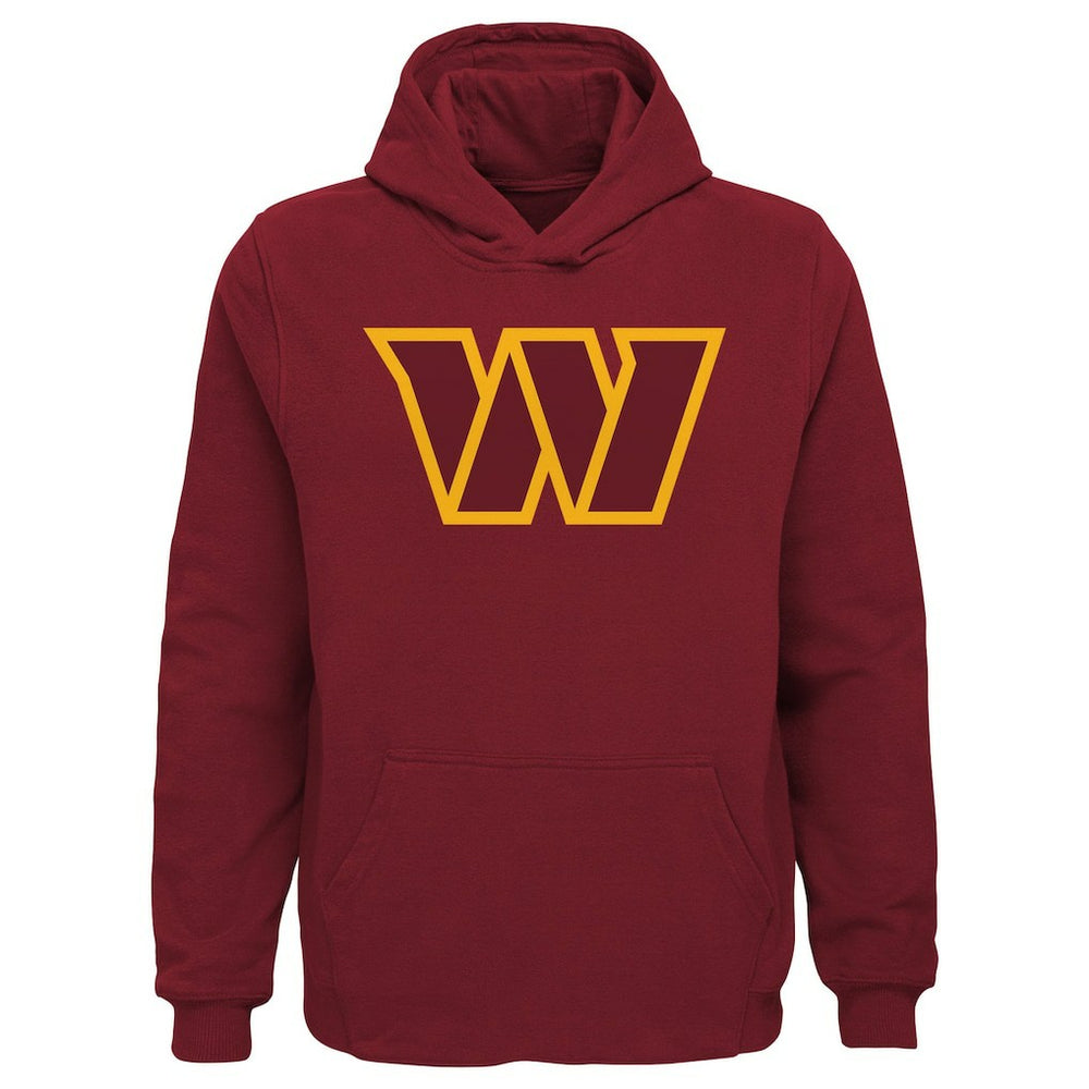 Washington Commanders Youth Team Logo Pullover Hoodie Burgundy | NFL