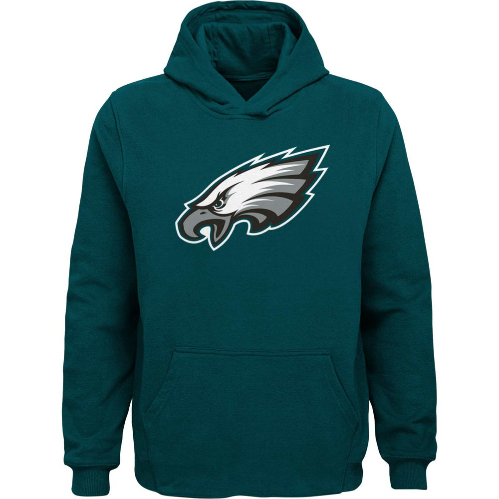 Philadelphia Eagles Youth Team Logo Pullover Hoodie Green | NFL