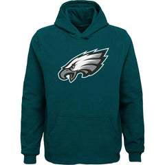 Philadelphia Eagles Youth Team Logo Pullover Hoodie Green | NFL