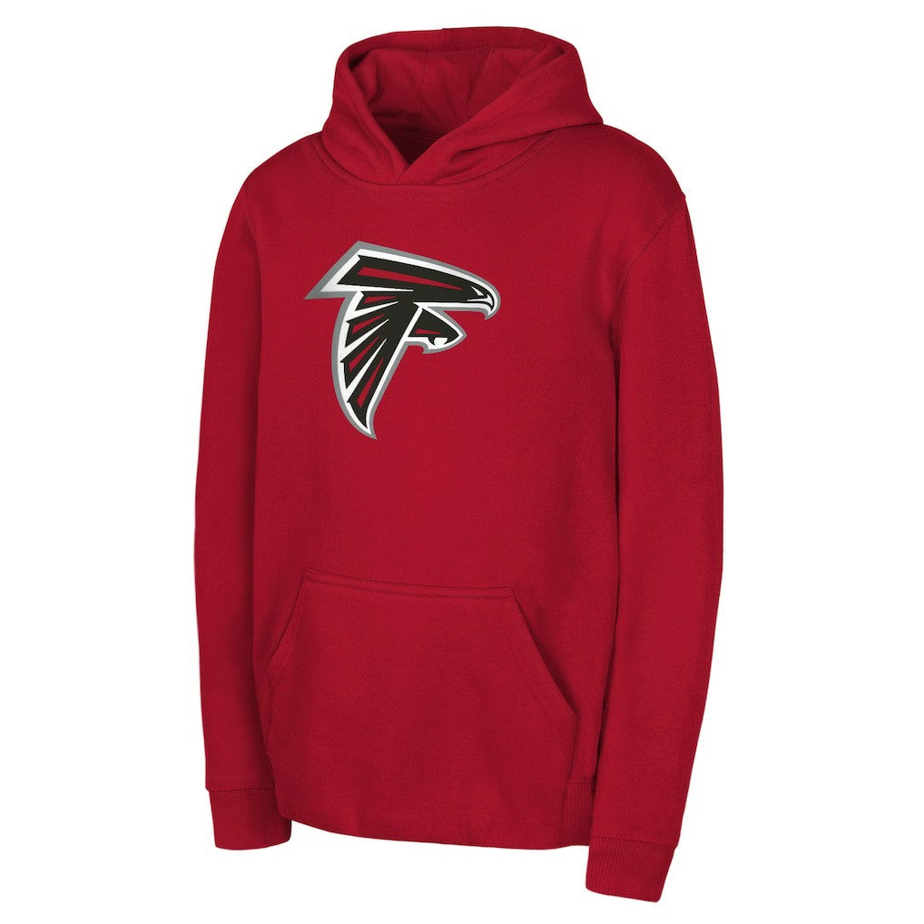 Atlanta Falcons Youth Team Logo Pullover Hoodie Red | NFL