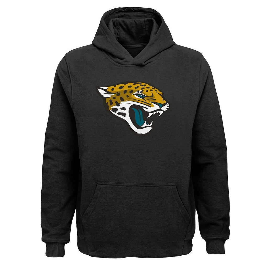 Jacksonville Jaguars Youth Team Logo Pullover Hoodie Black | NFL