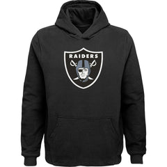 Las Vegas Raiders Youth Team Logo Pullover Hoodie Black | NFL