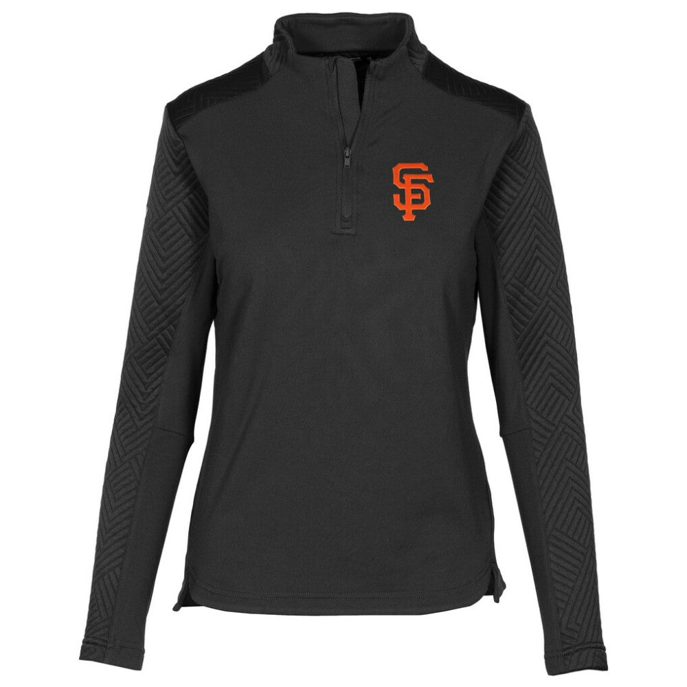 San Francisco Giants Levelwear Women's Daybreak Quarter-Zip Pullover Top - MLB