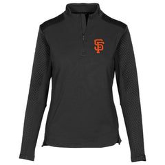 San Francisco Giants Levelwear Women's Daybreak Quarter-Zip Pullover Top - MLB
