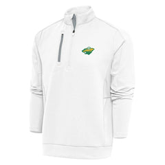 Minnesota Wild Antigua Special Edition 2.0 Generation Quarter-Zip Pullover Top - White - NHL