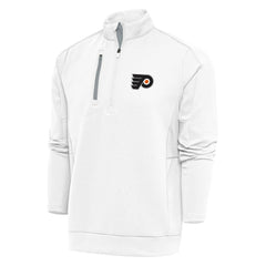 Philadelphia Flyers Antigua Special Edition 2.0 Generation Quarter-Zip Pullover Top - White - NHL