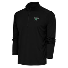 Dallas Stars Antigua Special Edition 2.0 Tribute Quarter-Zip Pullover Top - Black - NHL