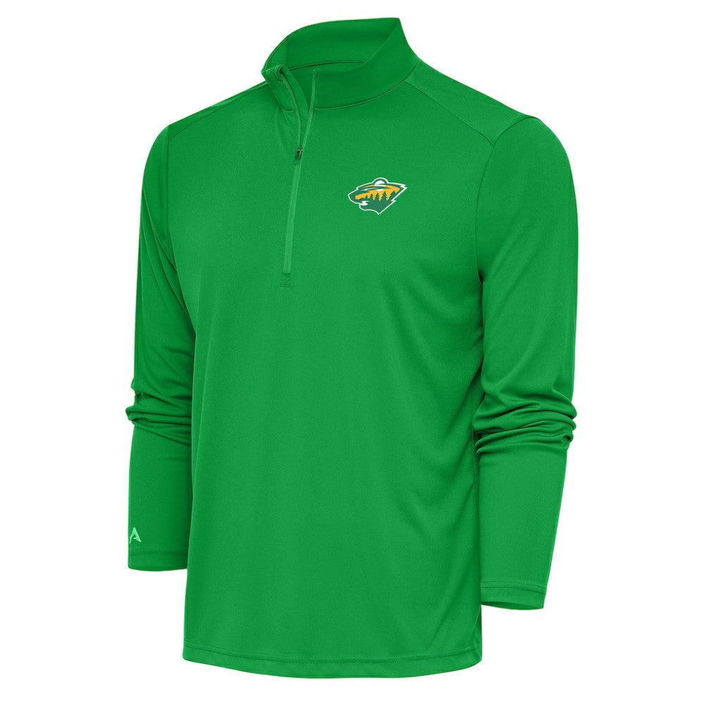 Minnesota Wild Antigua Special Edition 2.0 Tribute Quarter-Zip Pullover Top - Green - NHL
