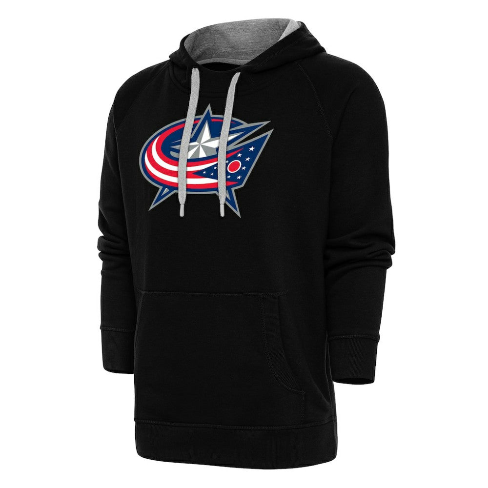 Columbus Blue Jackets Antigua Special Edition 2.0 Victory Pullover Hoodie - Black - NHL