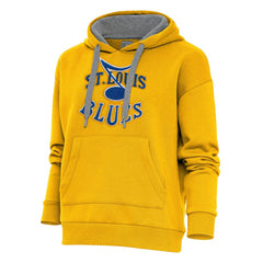 St. Louis Blues Antigua Special Edition 2.0 Victory Pullover Hoodie - Gold - NHL