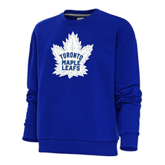 Toronto Maple Leafs Antigua Women's Special Edition 2.0 Victory Crewneck Pullover Sweatshirt - Royal - NHL
