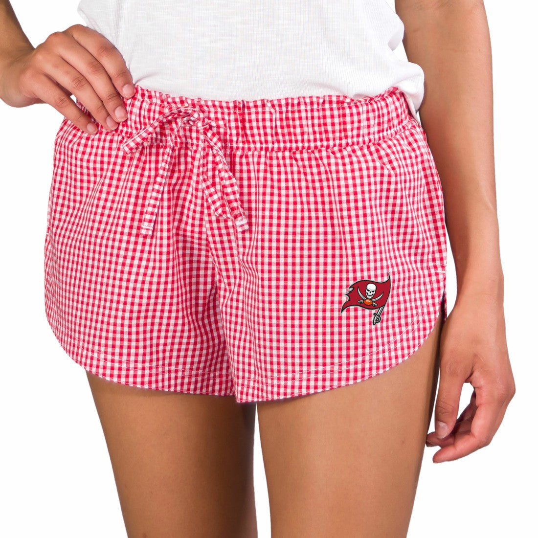 Tampa Bay Buccaneers Concepts Sport Women's Tradition Woven Shorts Red | NFL