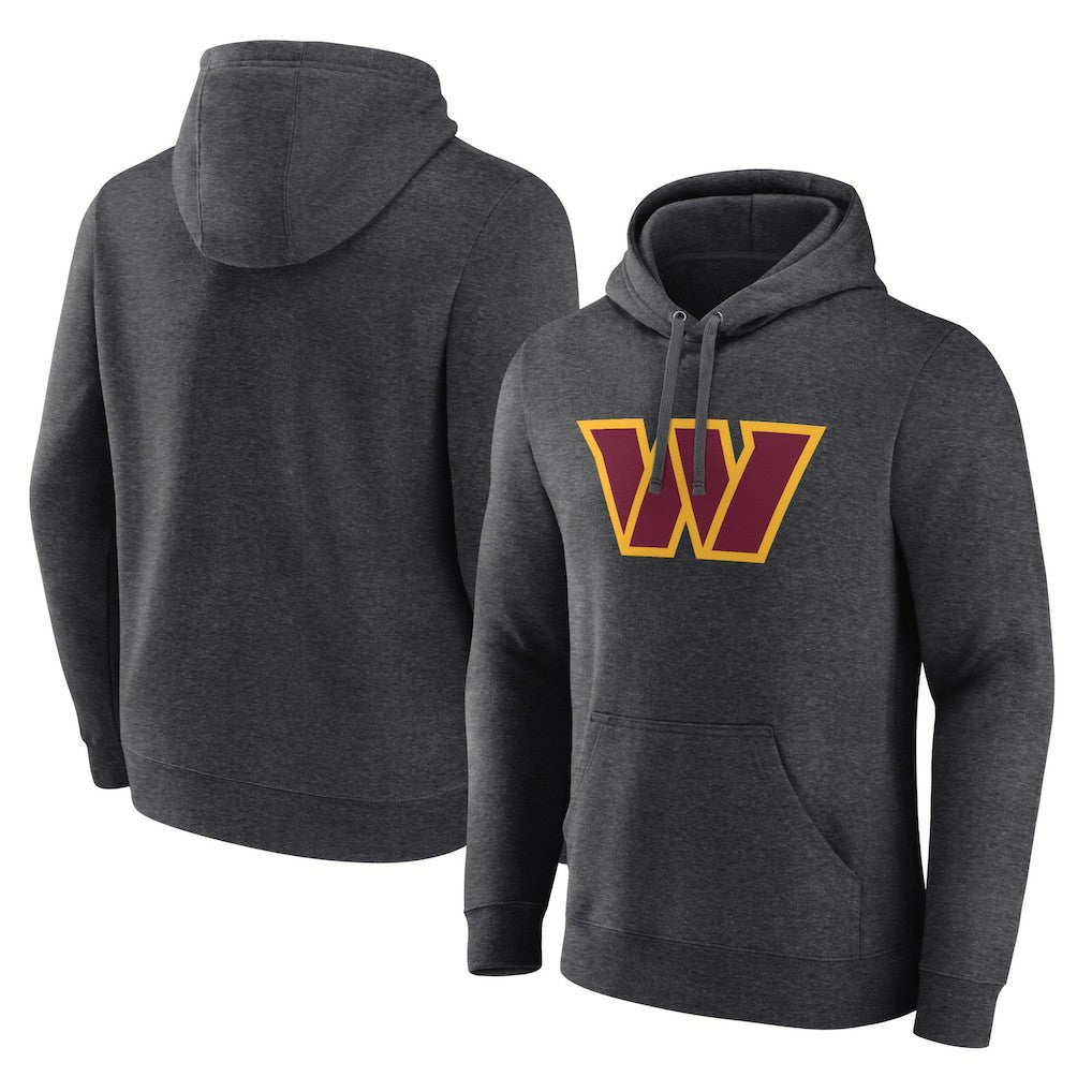 Washington Commanders Primary Logo Pullover Hoodie Charcoal | NFL