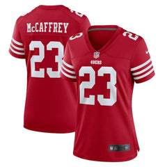 Christian McCaffrey San Francisco 49ers Women's Player Jersey Scarlet | Nike for Sale