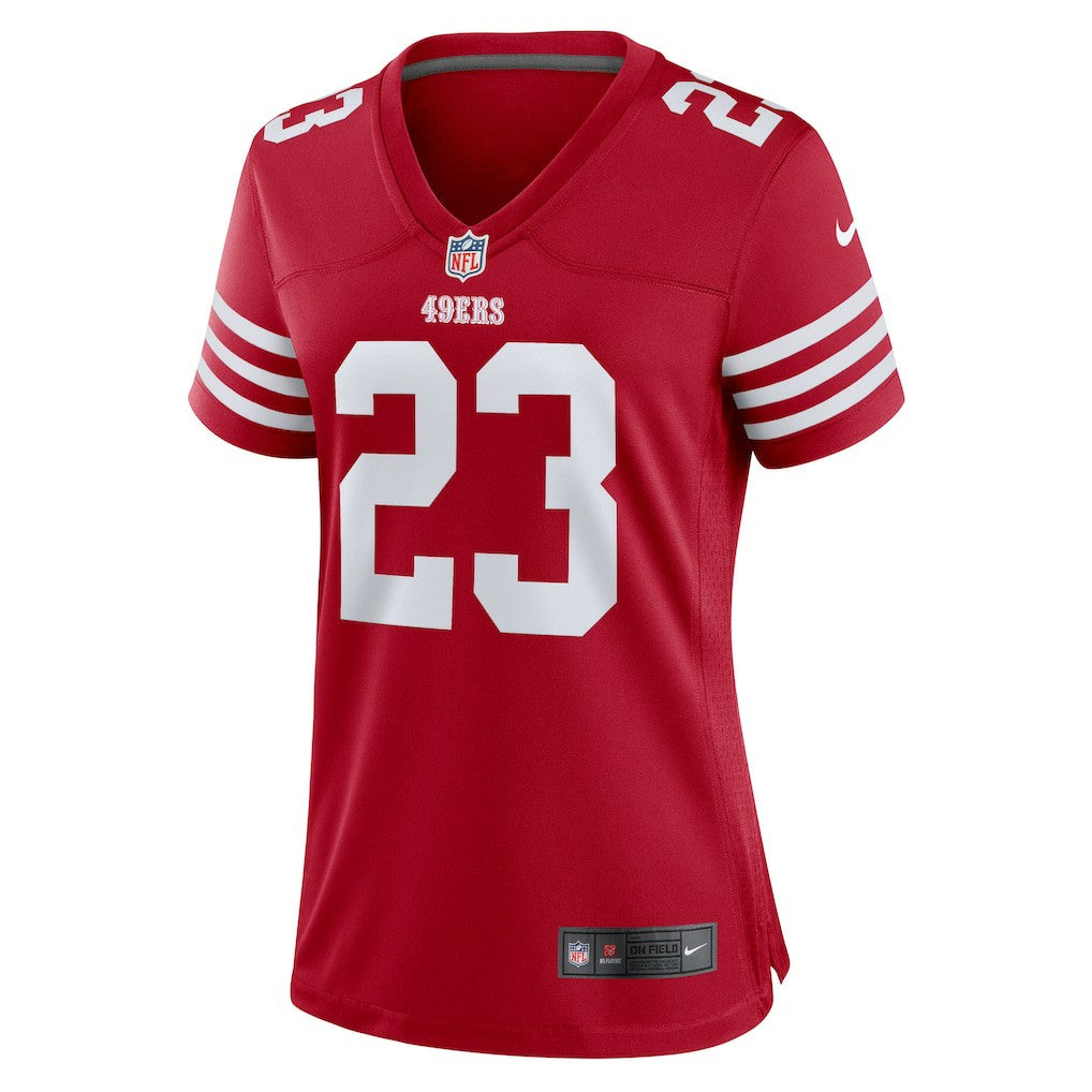 Christian McCaffrey San Francisco 49ers Women's Player Jersey Scarlet | Nike for Sale