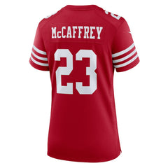 Christian McCaffrey San Francisco 49ers Women's Player Jersey Scarlet | Nike for Sale