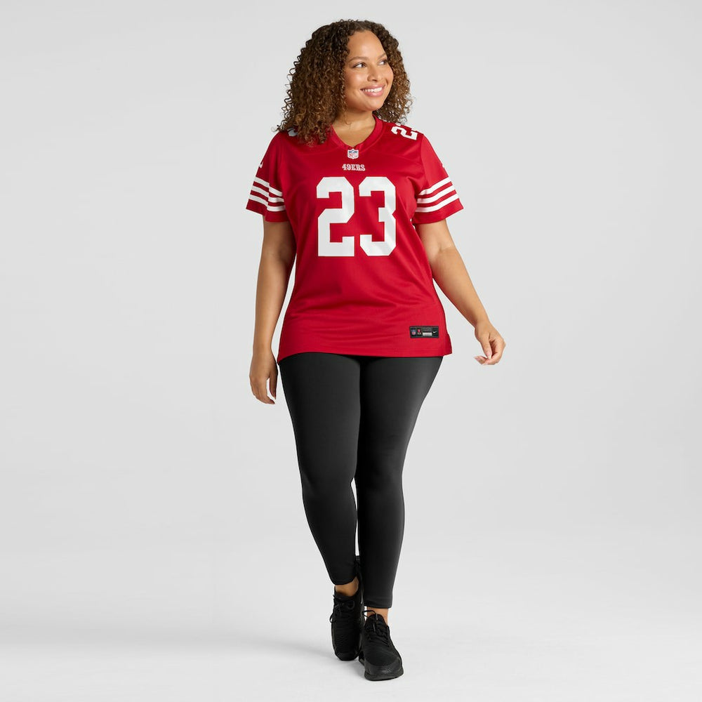 Christian McCaffrey San Francisco 49ers Women's Player Jersey Scarlet | Nike for Sale