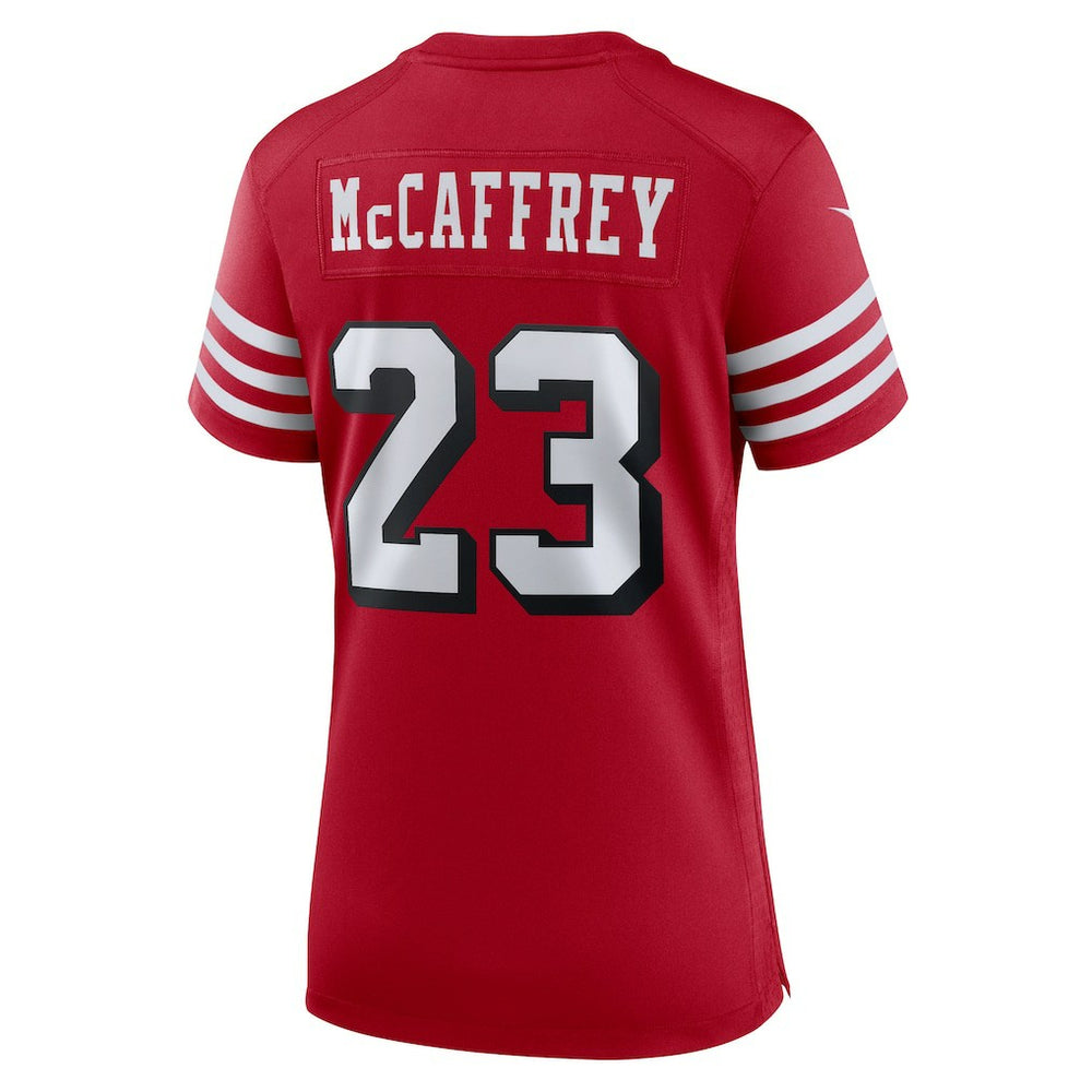 Christian McCaffrey San Francisco 49ers Women's Player Jersey Scarlet | Nike for Sale