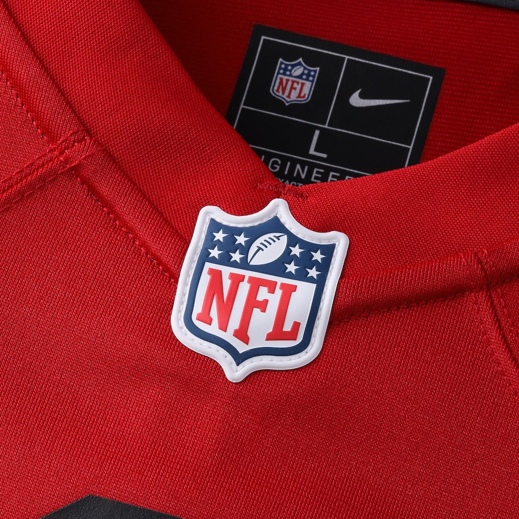 Christian McCaffrey San Francisco 49ers Alternate Game Player Jersey Scarlet | Nike for Sale