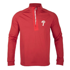 Philadelphia Phillies Levelwear Calibre Quarter-Zip Pullover Top - MLB