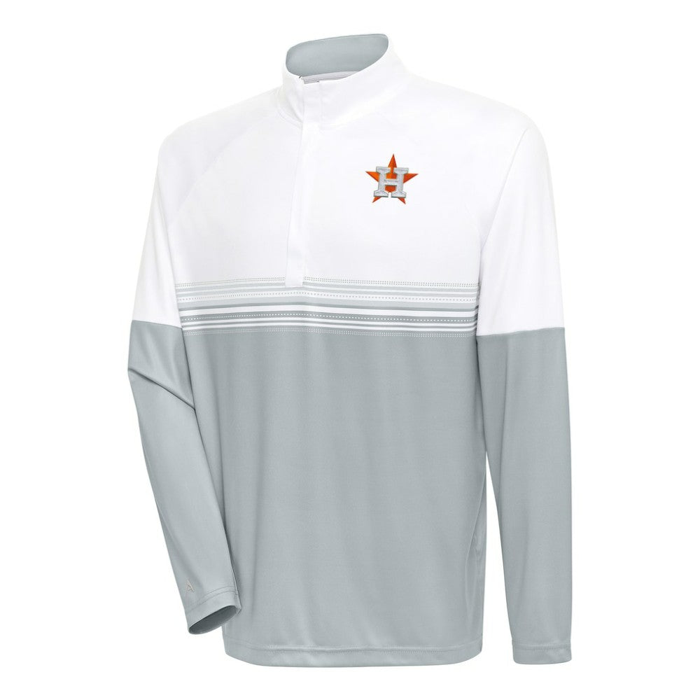 Houston Astros Antigua Bender Quarter-Zip Pullover Top - MLB