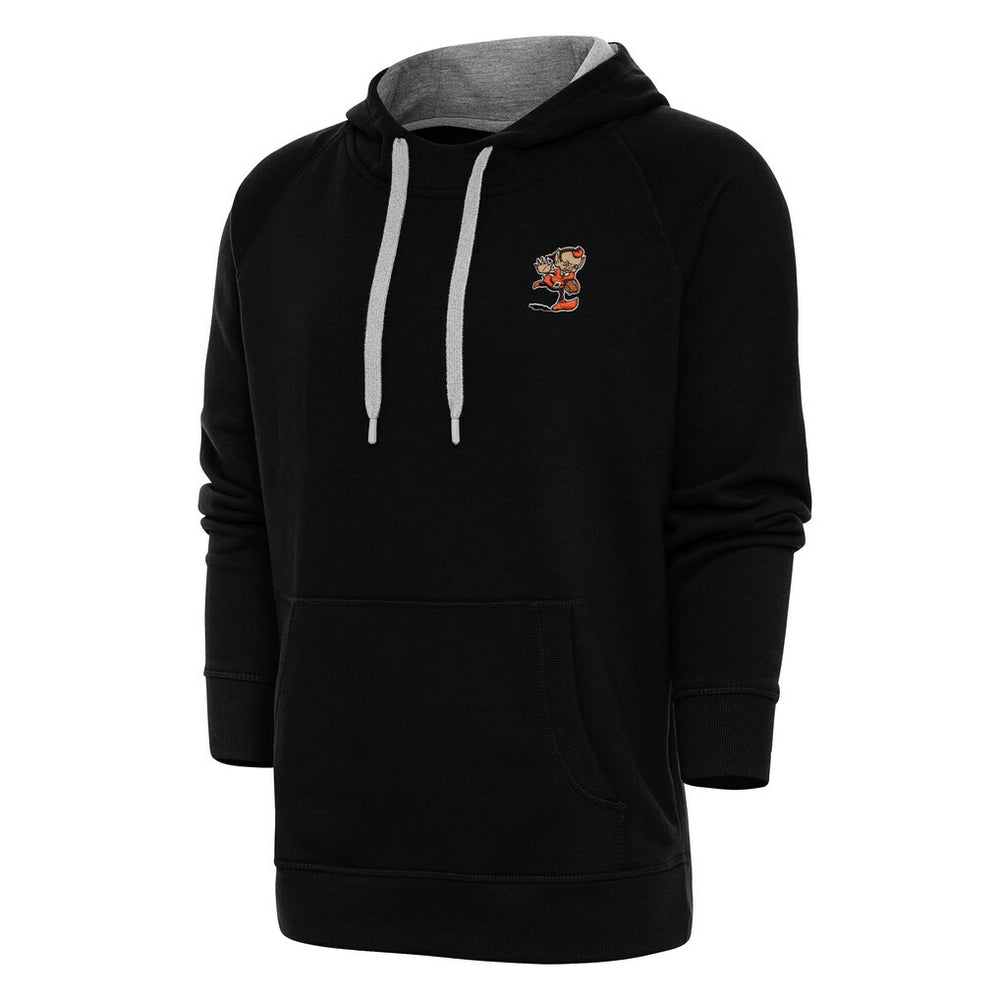 Cleveland Browns Antigua Team Logo Victory Pullover Hoodie Black | NFL