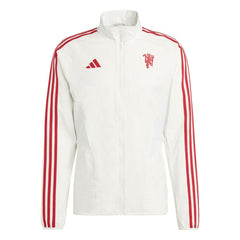 Manchester United 2023/24 Anthem Full-Zip Jacket White | Adidas