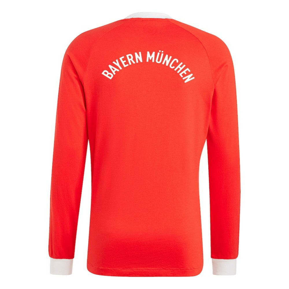 Bayern Munich Originals Energy Drop '70s Long Sleeve Jersey Red | Adidas online