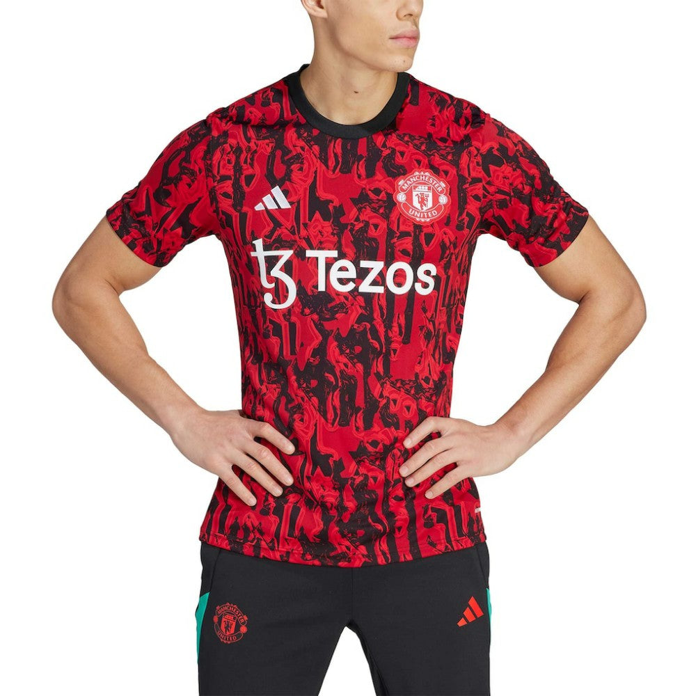 Manchester United 2023/24 Pre-Match Top Red | Adidas discount
