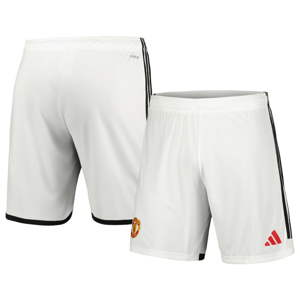 Manchester United 2023/24 Home Replica Shorts White | Adidas