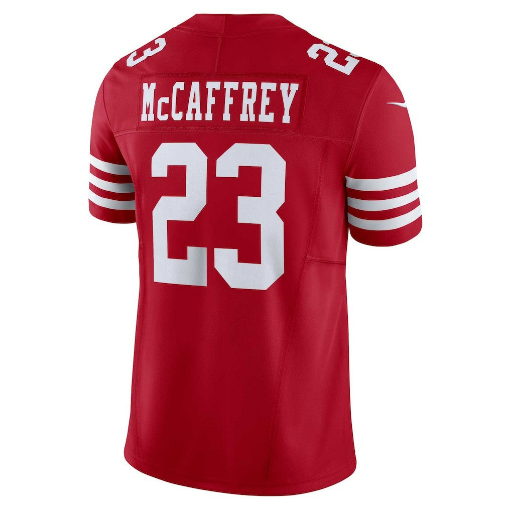 Christian McCaffrey San Francisco 49ers Vapor F.U.S.E. Limited Jersey Scarlet | Nike for Sale